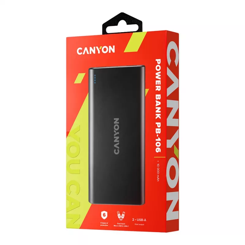 Cargador portátil Canyon PB-106 10000 mAh