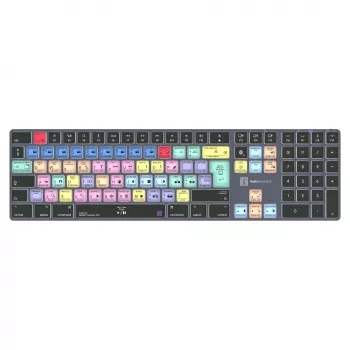 Teclado LogicKeyboard Titan DE Mac para Adobe Premiere Pro CC — distribución alemana