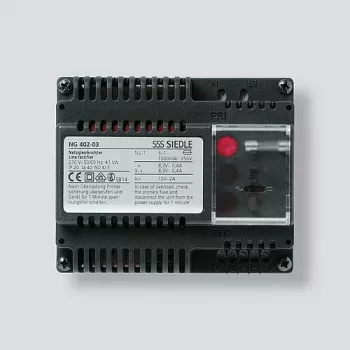 Siedle NG 402-03 - negro - Siedle - 0 - 40 °C - CE - 107 mm - 60 mm (200033590-00)
