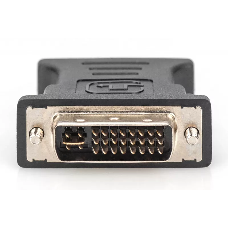 Adaptador DVI Assmann. DVI(24+5) - HD15 M/H. DVI-I Dual-Link. bl (AK-320504-000-S)
