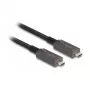 Adaptador de cable de vídeo DeLOCK 84146 5 m USB Type-C negro