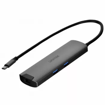 Hub de interfaces UNITEK H1112F USB 3.2 Gen 1 Type-C