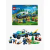 LEGO Set de entrenamiento de perros policía móvil con perro policía y equipo de entrenamiento