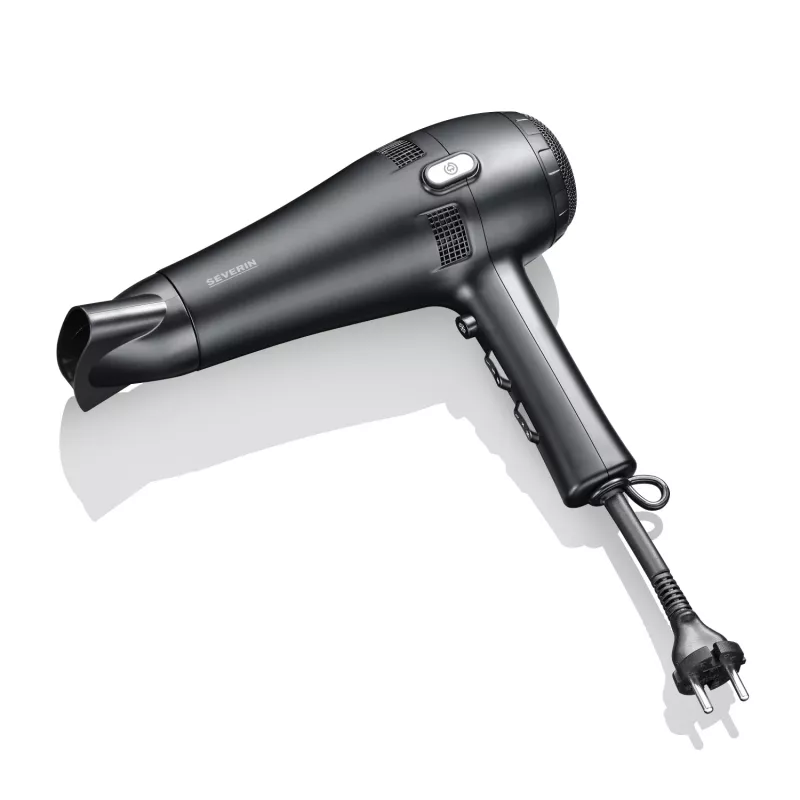 Secador de pelo Severin HT 0165 2100 W negro longitud del cable 1,8 m