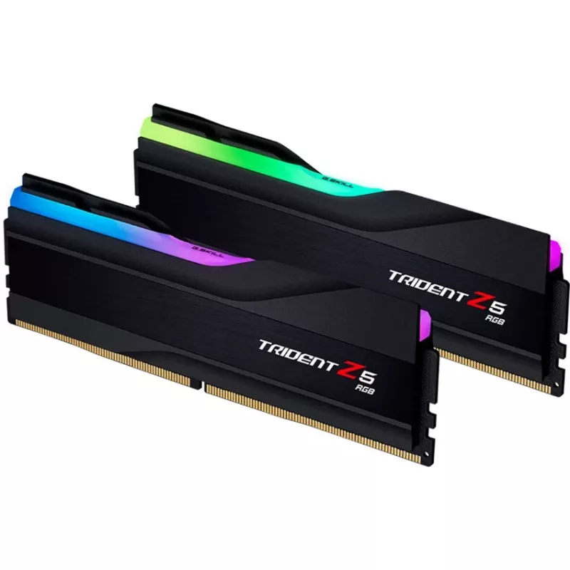 DIMM 128 GB DDR5-6000 (2x 64 GB) Dual-Kit, memoria RAM negra, F5-6000J3444F64GX2-TZ5RK, TZ5 RGB, INTEL XMP