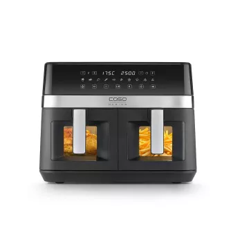 Freidora de aire Caso | DuoChef | Potencia 2200 W | Capacidad 14 L | Negro