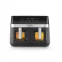 Freidora de aire Caso | DuoChef | Potencia 2200 W | Capacidad 14 L | Negro
