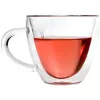 Taza de amor con forma de corazón Extralink Home, vaso de doble pared resistente al calor 250ml