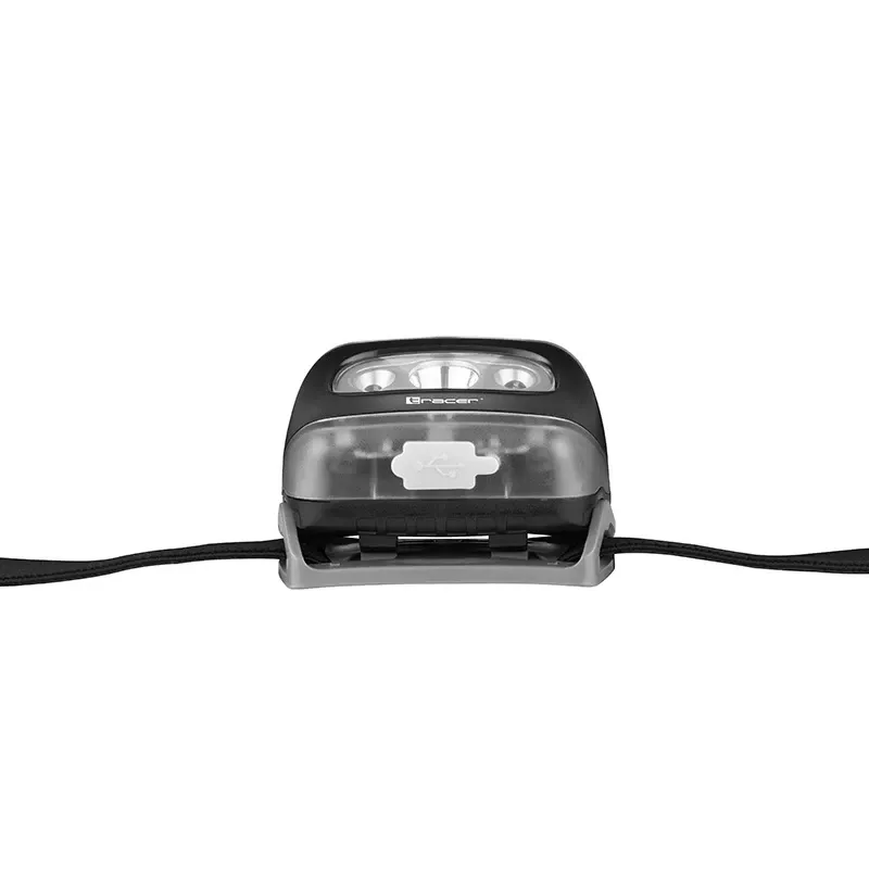Linterna frontal Tracer TRAOSW47013 LED negra 1200 mAh USB