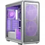 Caja de PC semitorre Cooler Master MasterFrame 600 Mesh plata — compatible con ATX/EATX, frontal 2×200mm, unidades 2,5 inch/3,5 inch