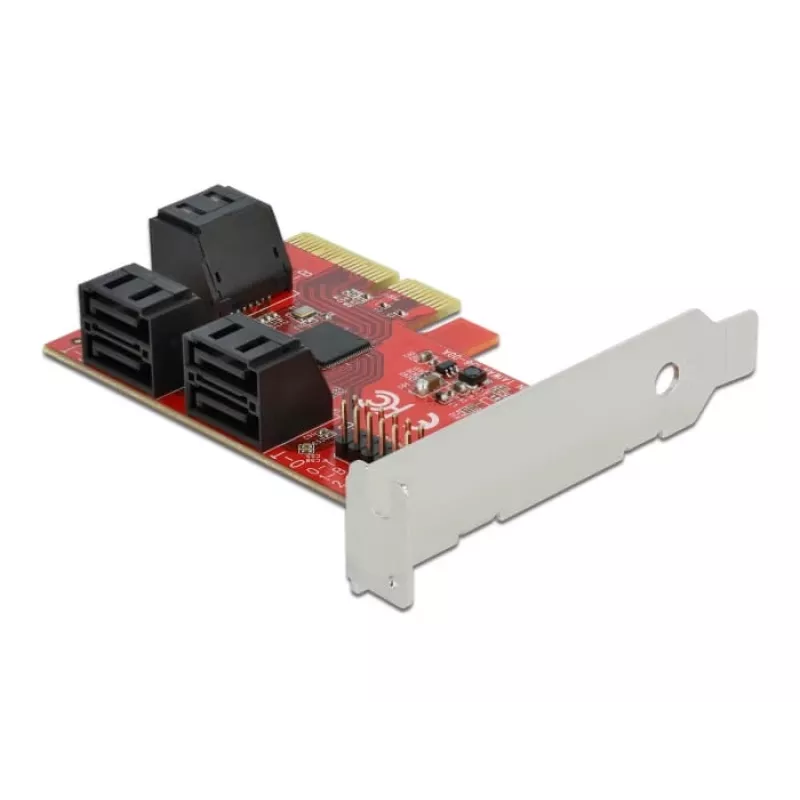 Tarjeta SATA PCI Express x4 DeLOCK 6 puertos formato Low Profile