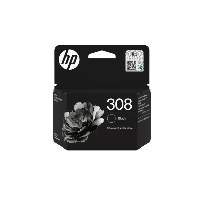 Cartucho de tinta original HP 308 negro