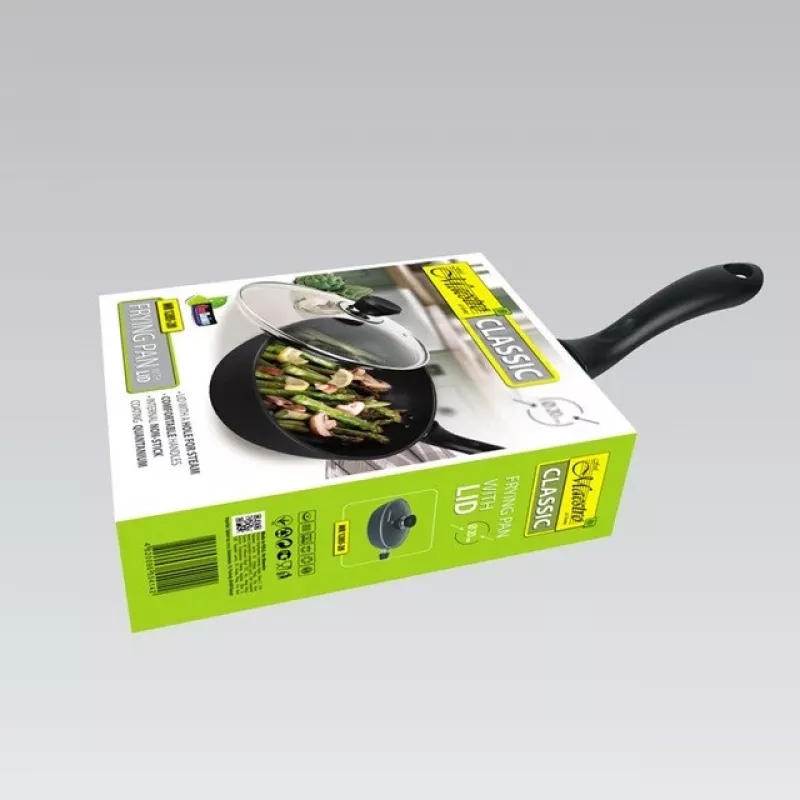 Sartén con tapa Maestro MR-1205-28, 28 cm, negra