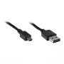 Cable de conexión GoodConnections USB 2.0 EASY conector macho A a conector macho Mini-B, negro, 1 m
