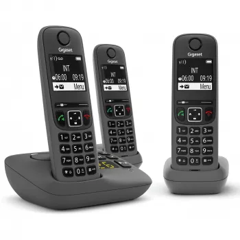 Teléfono analógico/DECT Gigaset AE690A Identificador de llamadas Inalámbrico 3 auriculares