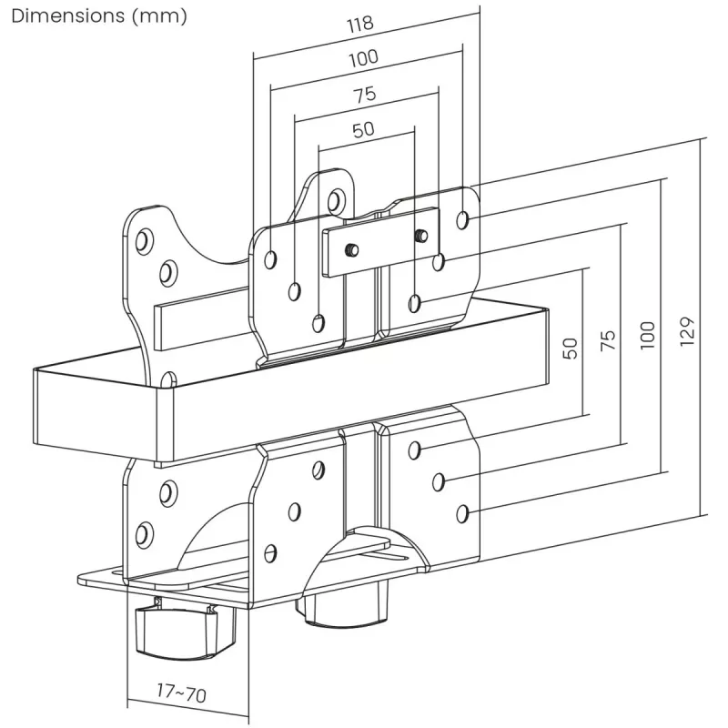 Soporte para mini ordenador MC-115W