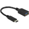 Delock Adaptador USB - USB Type-A (H) a 24 pines USB-C (M)