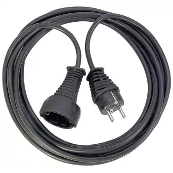 Cable alargador 25 m, 1 toma de CA, Interior, Negro, modelo 1165480