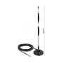 Delock 12432 antena GSM, conector SMA, 7 dBi, omnidireccional, base magnética, RG-58 3 m, para exteriores, negro