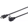 Cable HDMI ShiverPeaks 2,0 m con conector en ángulo, modelo 22221426