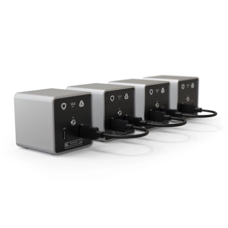 Controlador de dial Streacom VU1-Dial plata USB Type-C — regulador giratorio para ventiladores del sistema, control RGB y de audio