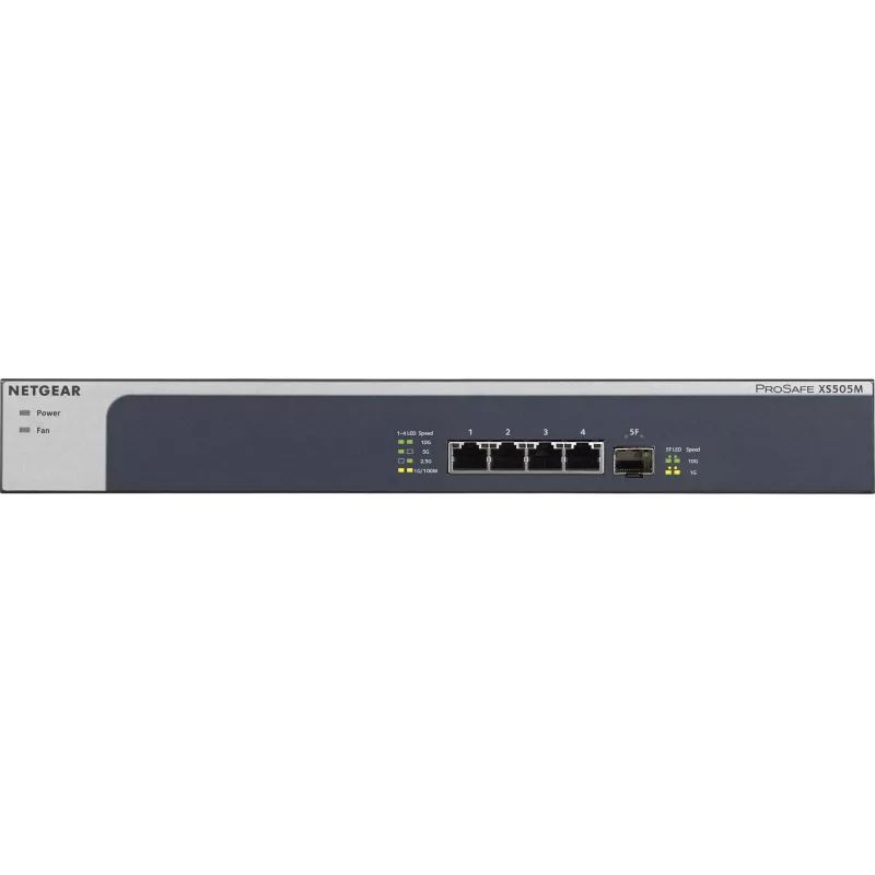 NETGEAR XS505M no gestionado 10G Ethernet (100/1000/10000) gris, plata