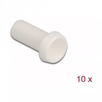 Tapa antipolvo para fibra óptica DeLOCK 86845 10 uds. blanca