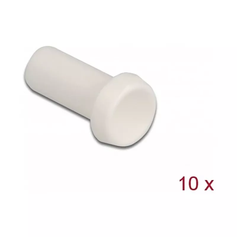 Tapa antipolvo para fibra óptica DeLOCK 86845 10 uds. blanca