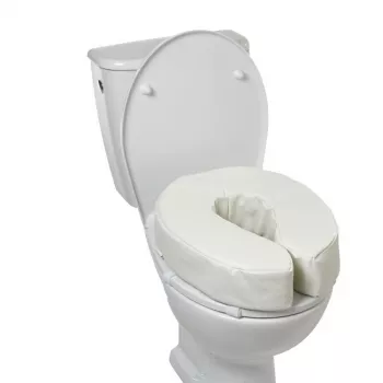 Inodoro elevado blando, 5 cm