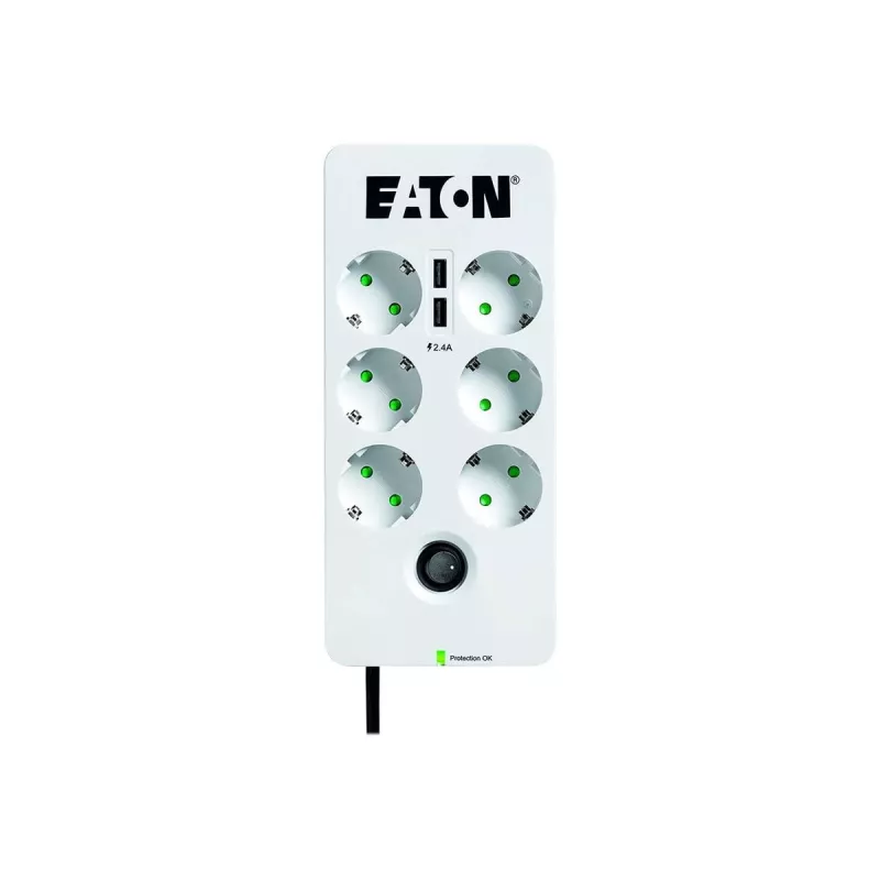 Caja de protección 6 Tel@ USB DIN Eaton