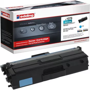 EDD-1078 tóner cian sustituye a Brother TN-421C - Compatible - Unidad de tóner