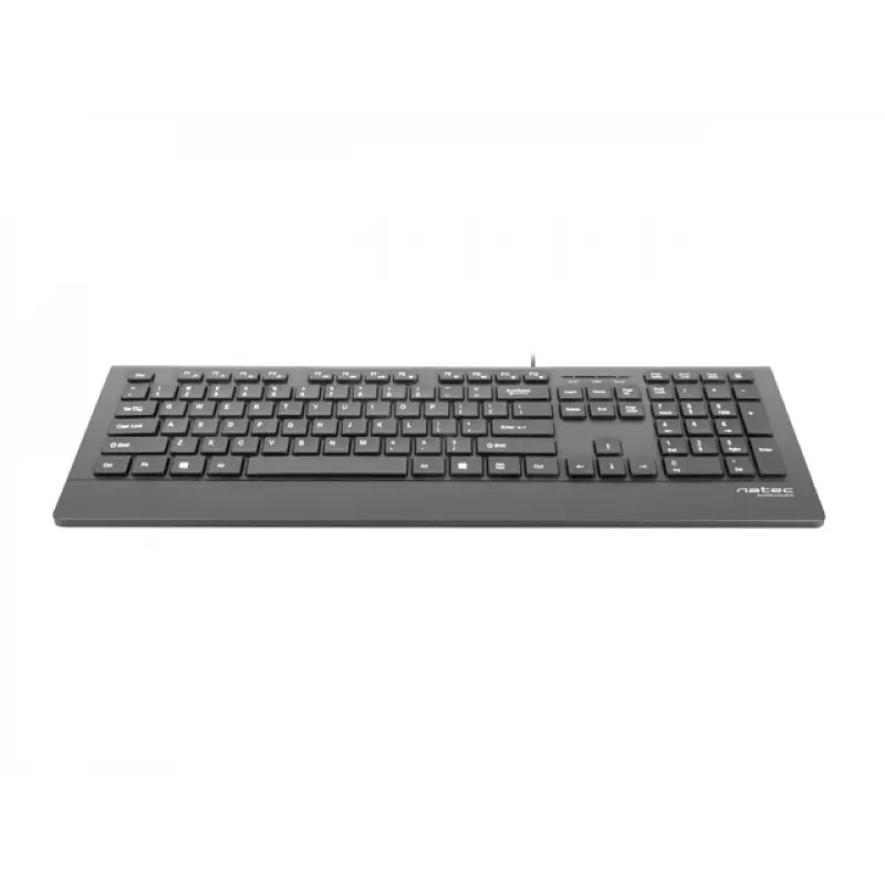 Natec Barracuda - teclado - US - negro - teclado - inglés US - negro