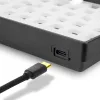 Sharkoon SKILLER SGK50 S3 Barebone Teclado gaming - teclado gaming totalmente personalizable con formato 75%, Hot-Swap, iluminación RGB, distribución QWERTZ