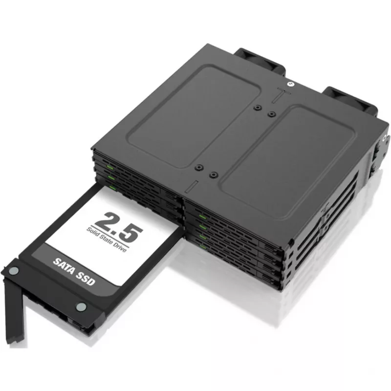 Bahía externa para disco duro para serie IcyBox MB038 – modelo MB038TP-B, negro, compatible con MB038