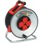 Alargador enrollable Brennenstuhl 9191400110 4 tomas AC 40 m negro rojo