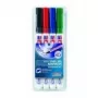 Rotulador permanente Edding 4-8400-4 negro azul verde rojo