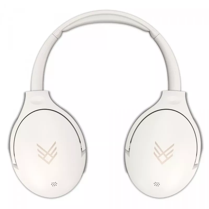 Auriculares inalámbricos supraaurales Audeeo Serene Hush Pro, crema