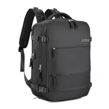 Mochila NOVEEN CTB400 unisex 25 L, poliéster, 40×25×20 cm, negra