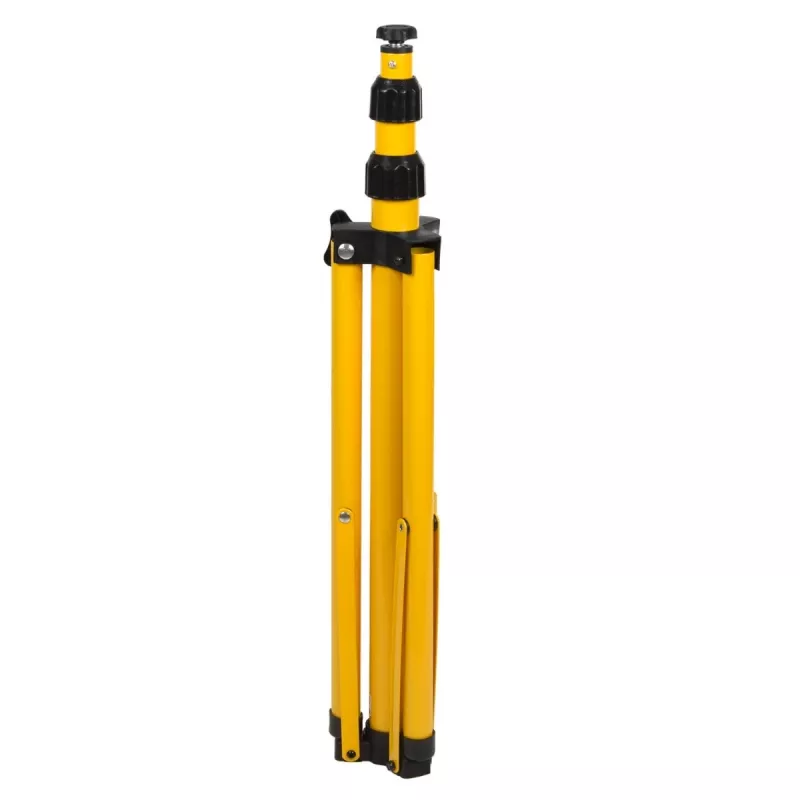 Trípode MACLEAN MCE583 altura ajustable para focos, estructura metálica, amarillo