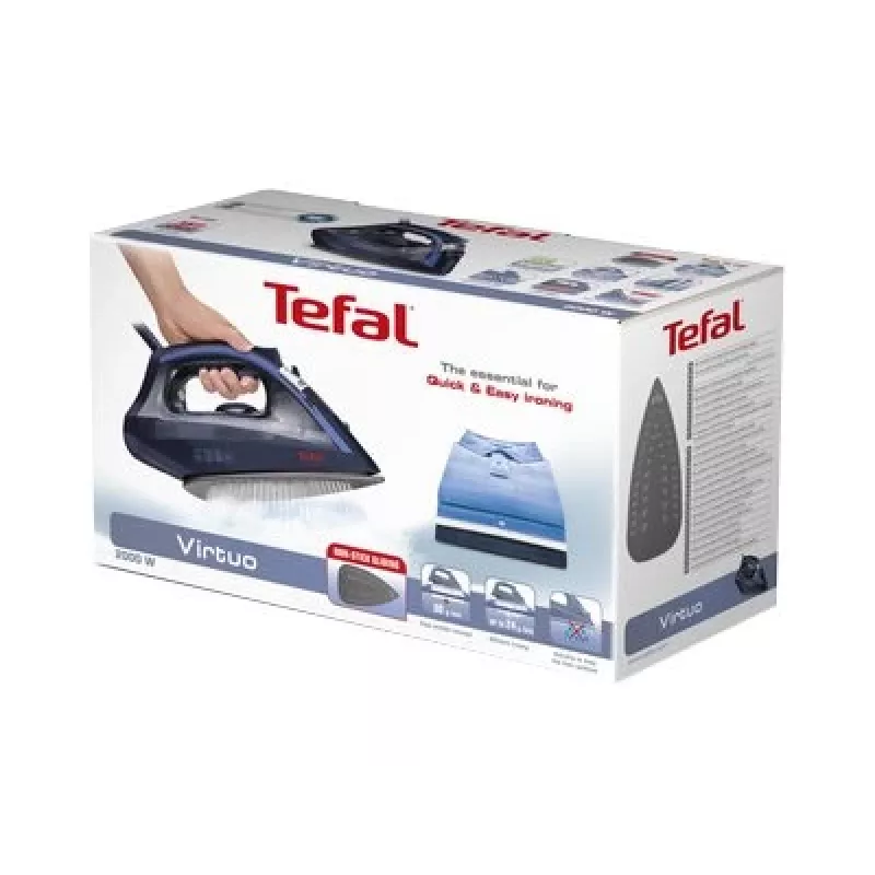 Plancha de vapor Tefal Virtuo FV 1713 2000 W azul
