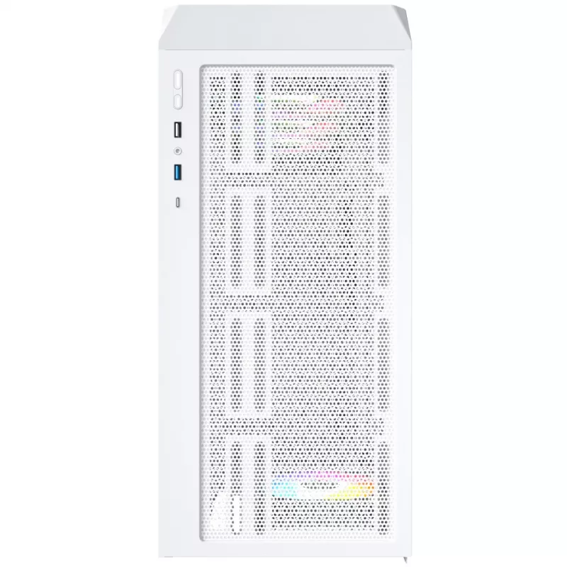 Caja de PC Montech X5 Midi Tower Blanco ATX 3 ventiladores de 140 mm