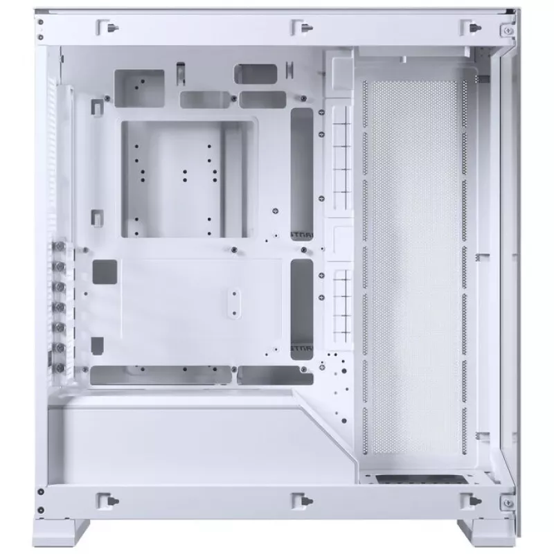 Caja ATX PHANTEKS NV-Series NV5 MK2, cristal templado, DRGB - blanco mate + pack de 3 ventiladores M25 Gen2 PWM D-RGB Reverse Blade + 1 ventilador normal - 120 mm