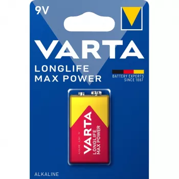 Pila desechable Varta 9V alcalina