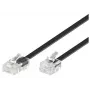 Cable telefónico Microconnect MPK451S RJ11 RJ45 1m negro