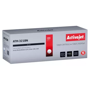 Tóner Activejet ATM-321BN (sustituto de Konica Minolta TN321K; Supreme; 27.000 páginas; negro)