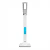 Media-Tech MT222 Leditou lámpara de escritorio LED con cargador inalámbrico Qi de 15 W, reloj, alarma, termómetro, blanca