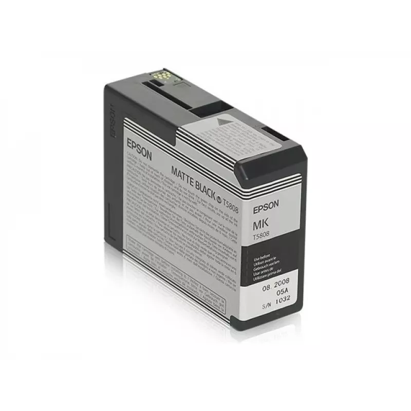 Cartucho de tinta Epson C13T5808 negro mate — Cartucho original Epson, negro mate