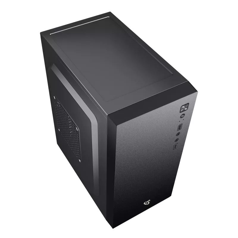 Carcasa de ordenador Sbox PCC-12 MicroATX negra
