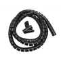 Maclean MCTV-676 B cubrecables organizador, negro