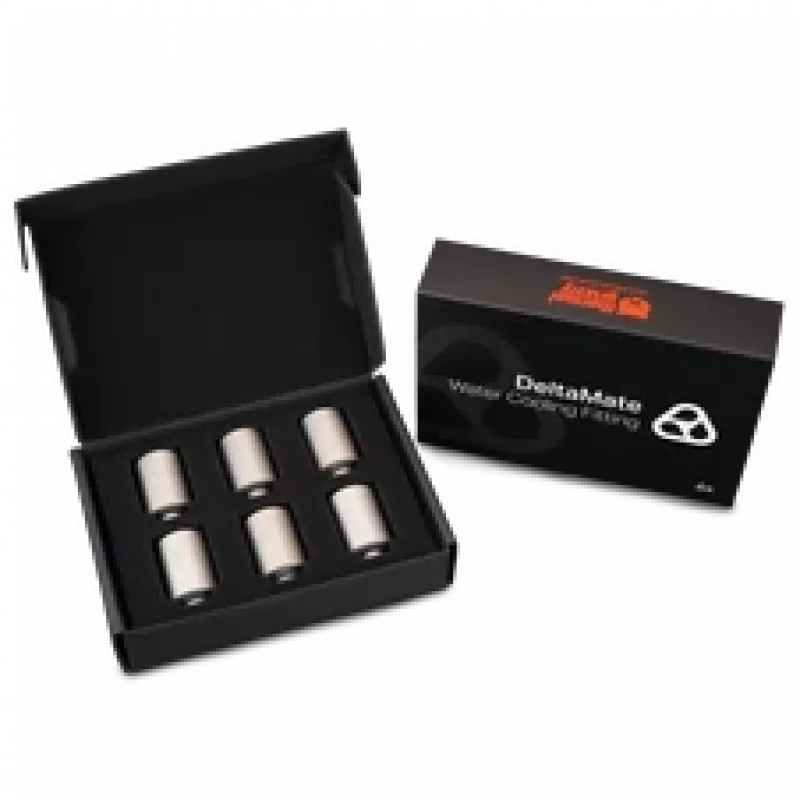 Thermal Grizzly DeltaMate Racor extensor MF28, níquel mate, pack de 6 (TG-DM-FIT-6208)